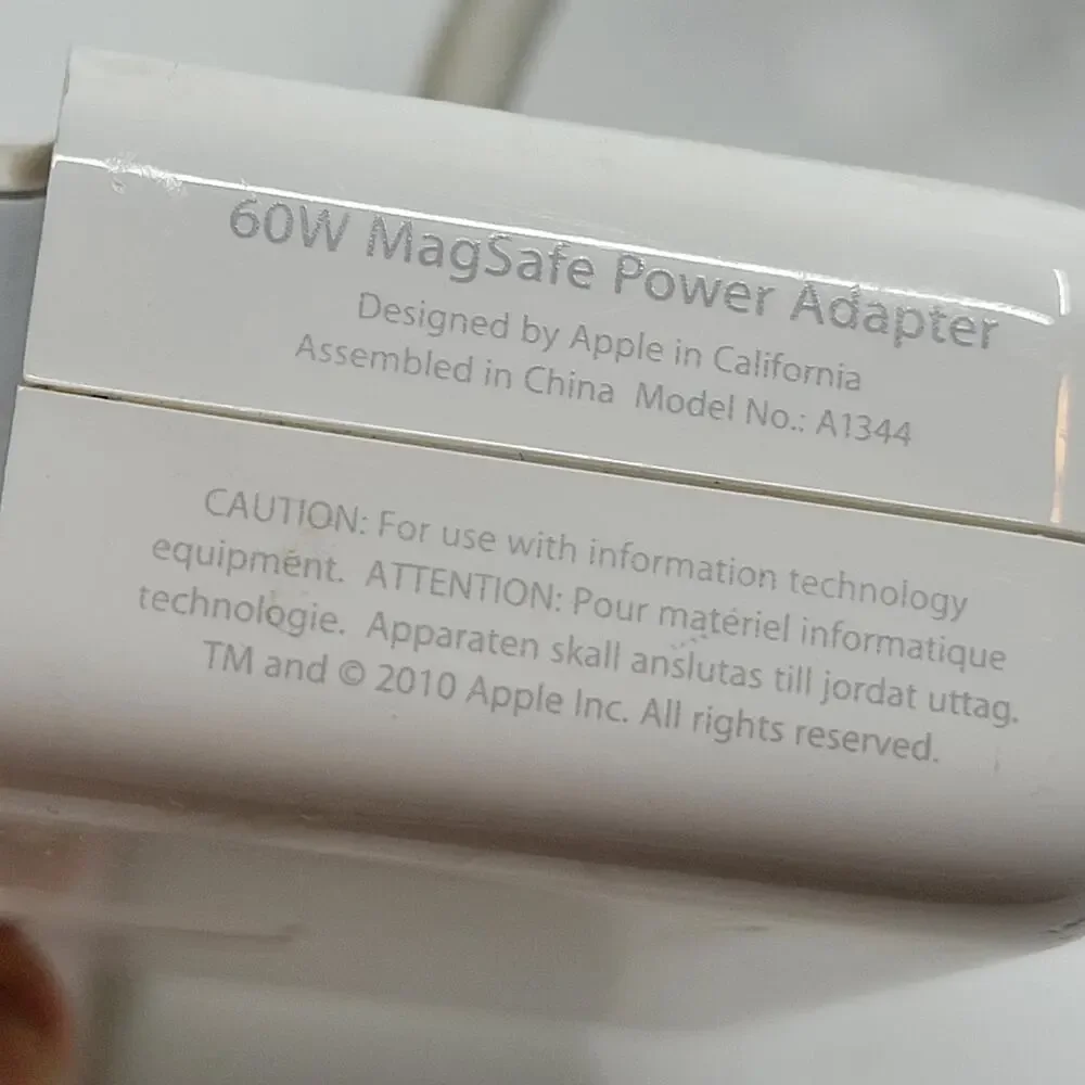 Genuine Apple A1344 60W MagSafe Power Charger Adapter + AC extension